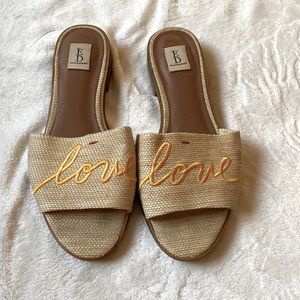 ⚡️Ellen DeGeneres Natural Love Solay Slide -7.5